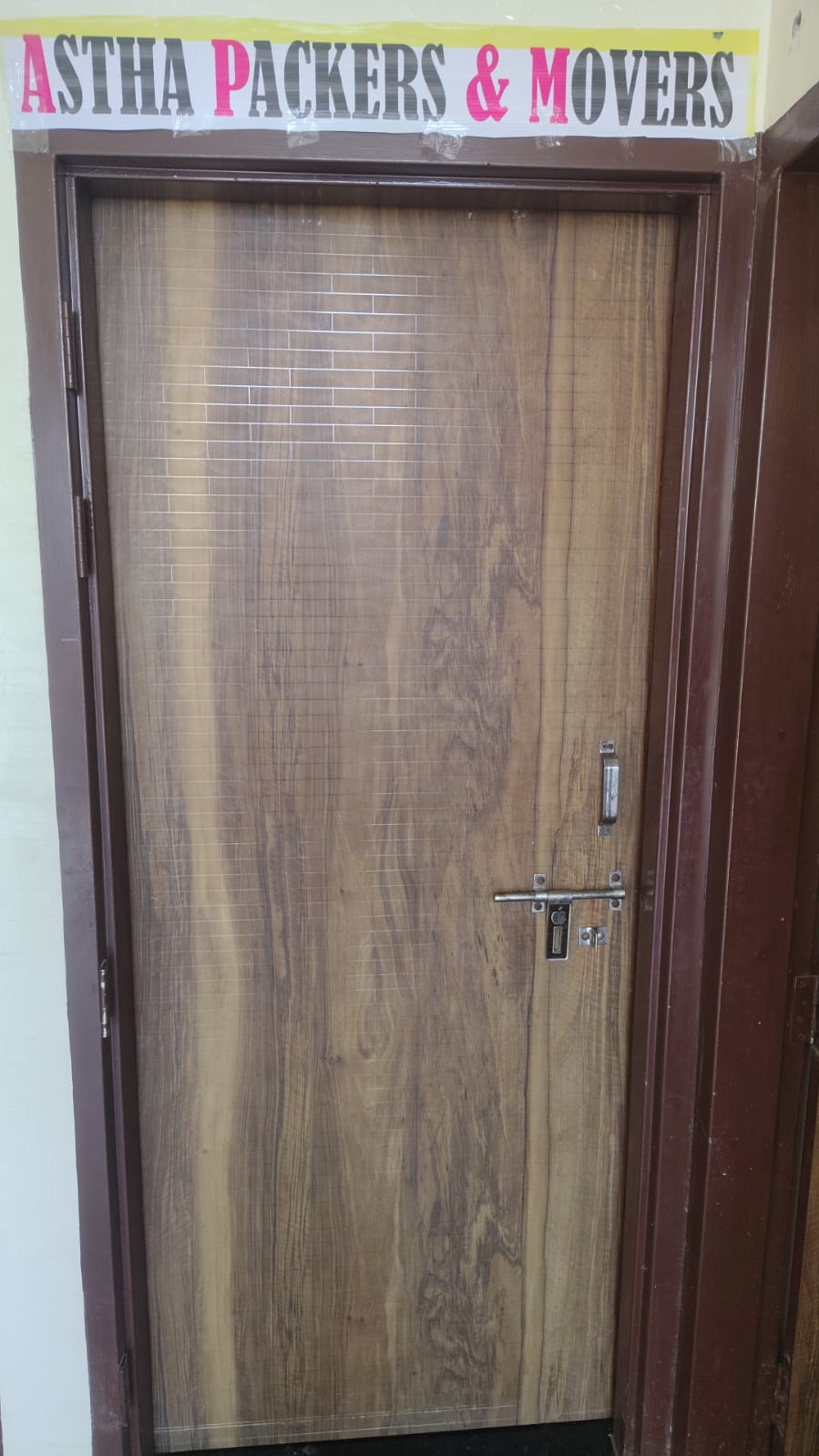 Astha office door